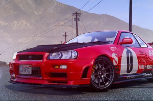 Nissan R34 Need For Speed Hot Wheels Livery